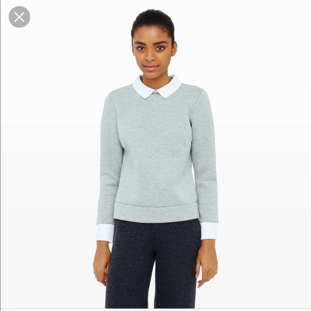 Club Monaco Irnan Collared Sweatshirt